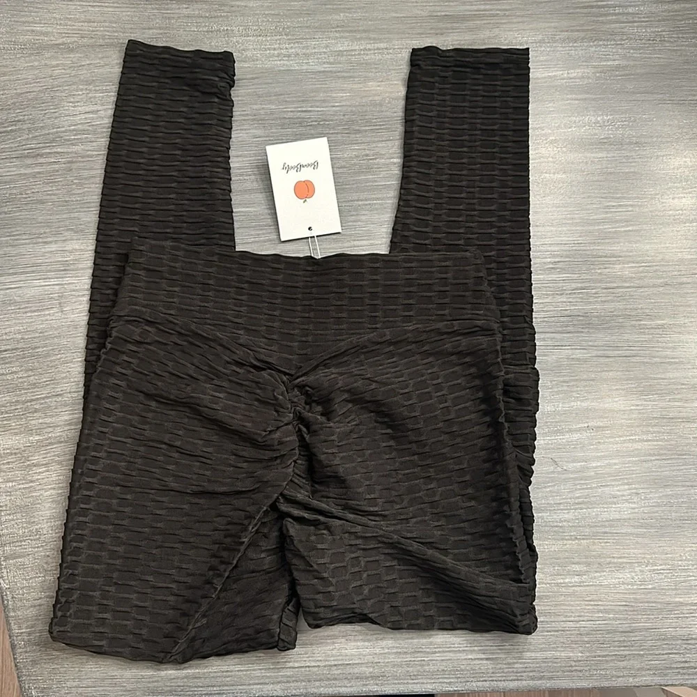 NWT Tik Tok BoomBooty Classics Anti-Cellulite Leggings-Black, Size Medium